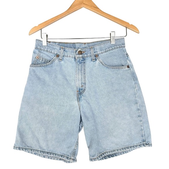 Vintage Levis 550 Shorts Men 29 Relaxed Fit Jorts Baggy 90s Orange Tab Skate - Picture 1 of 13